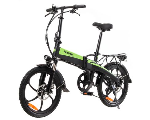 Электровелосипед Maxxter RUFFER 20" / Black-green