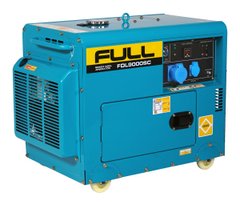 Генератор дизельный FULL FDL 9000SC / 6,8 кВт однофазный