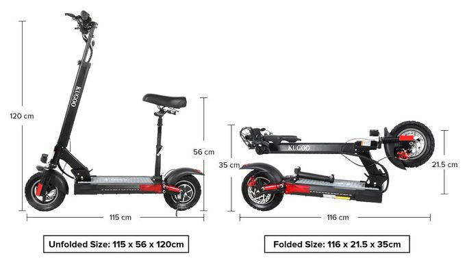 Электросамокат с седеньем KUGOO Kirin M4 Pro