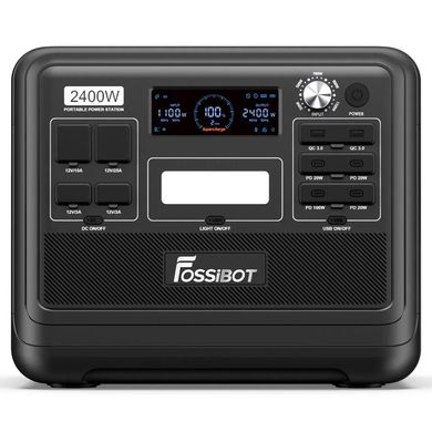 Зарядна станція Fossibot F2400 | 2400 Вт Black